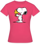 Peanuts Snoopy En Woodstock Vrienden T-Shirt Dames