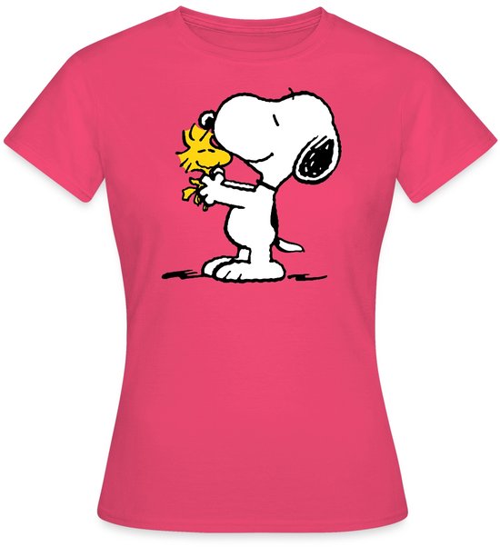 Peanuts Snoopy En Woodstock Vrienden T-Shirt Dames