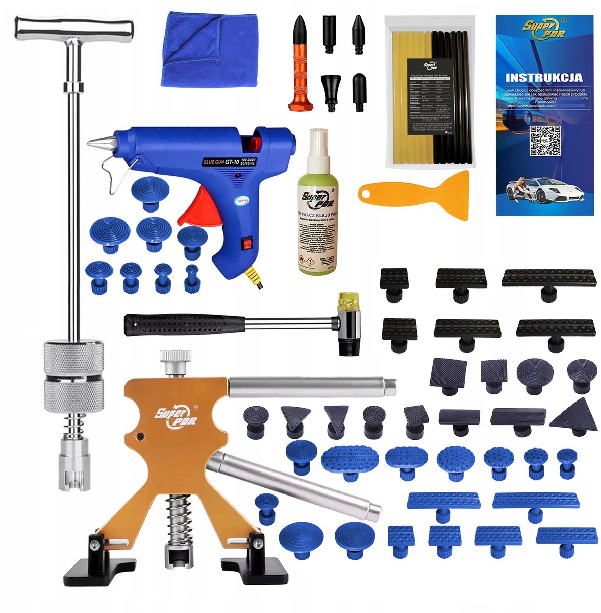 PDR Set voor Autoschade Herstel - Incl. Trekker & Hamer