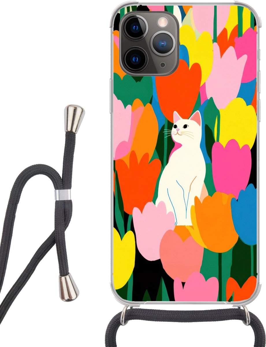 Tulpen - Kat - Kleurrijk