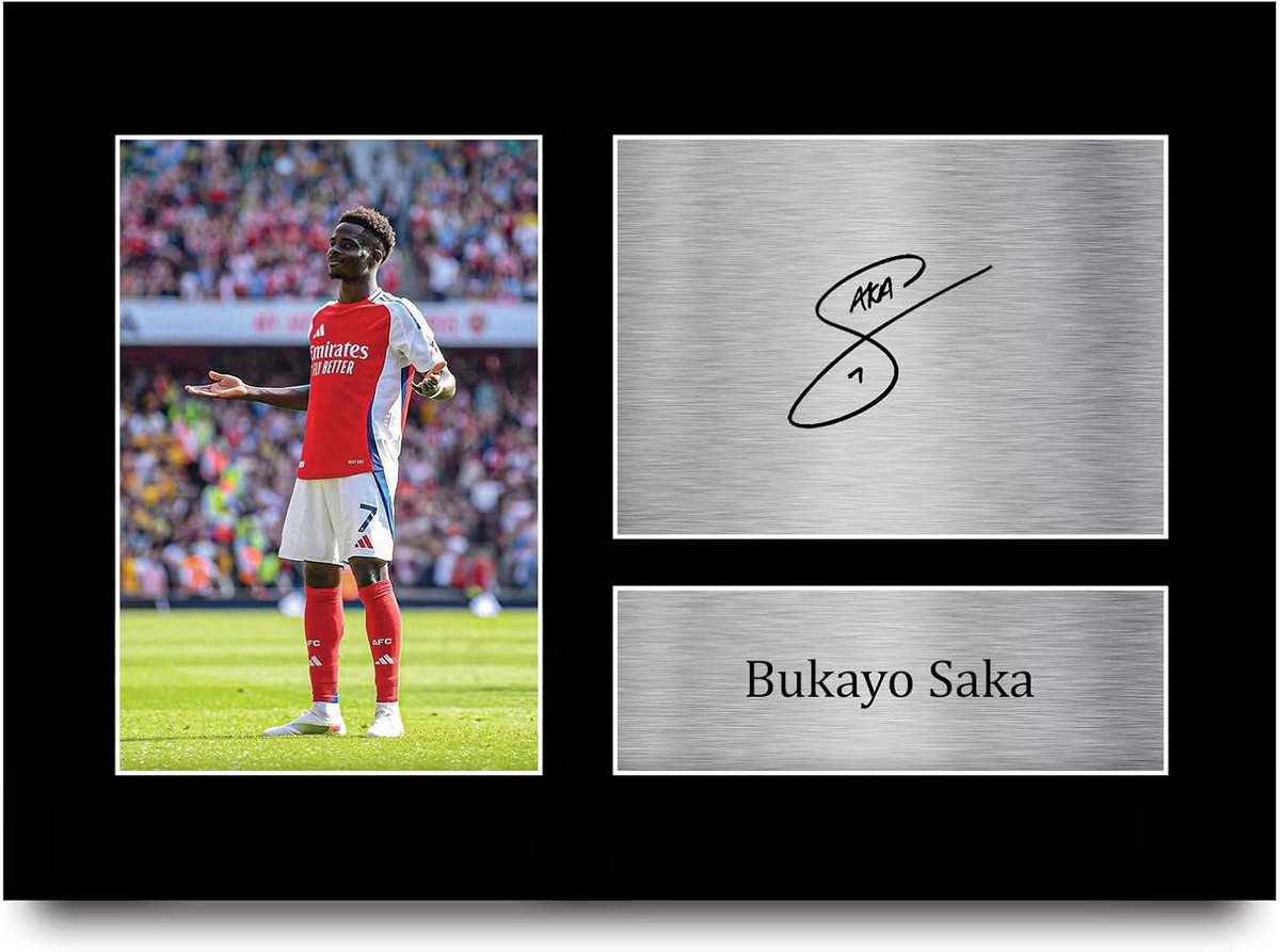 Gesigneerde A4 Voetbalafbeelding voor Fans - Perfecte Cadeaus voor Voetbalsupporters