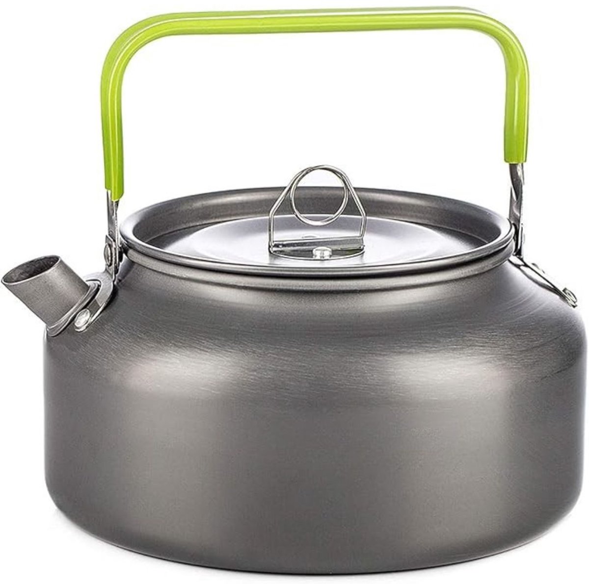 Quvo Waterkoker camping Waterkoker klein Waterkoker reis Zilver 17cm x 17cm x 10cm