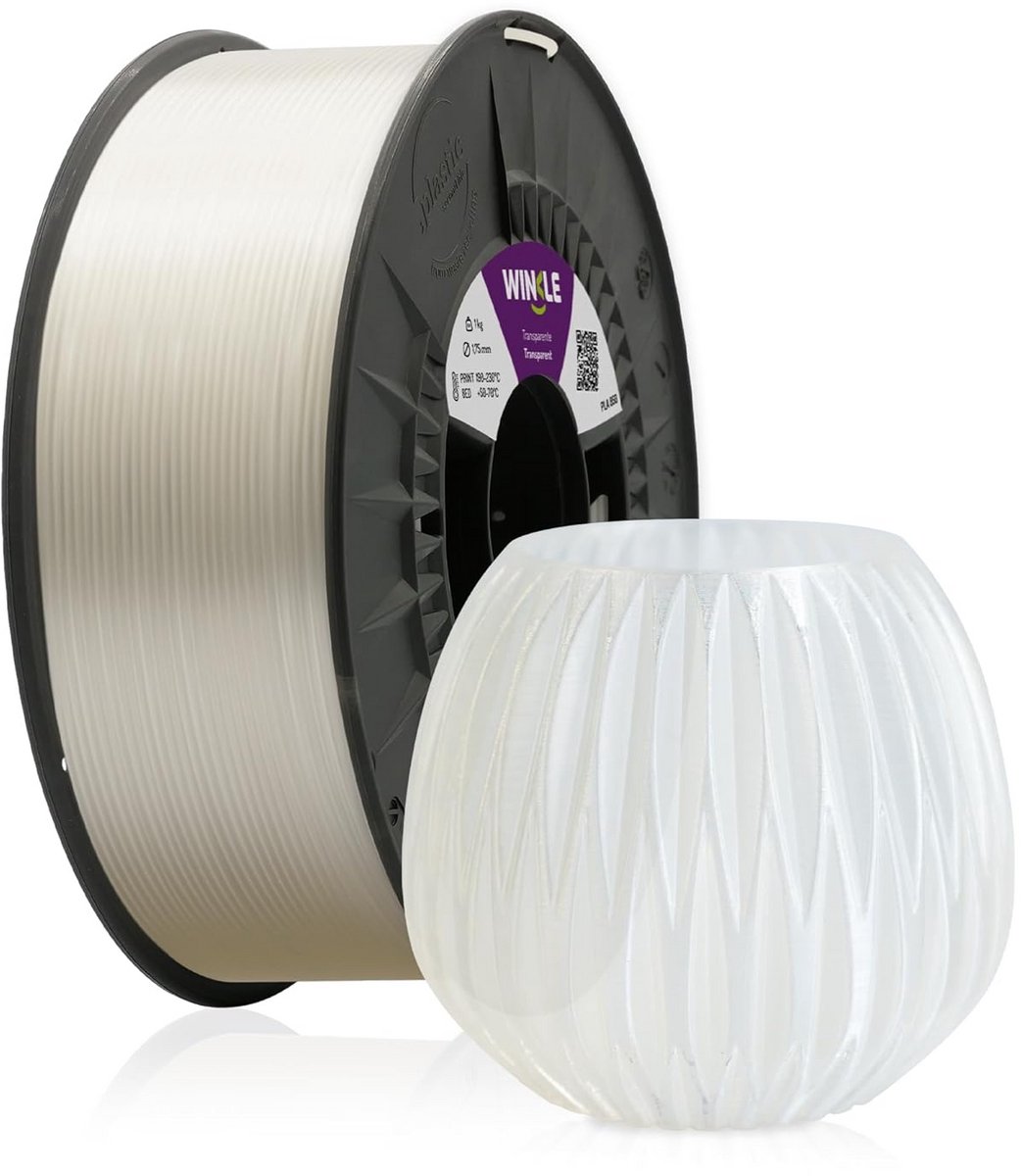Transparant 3D Printer Filament PLA 850 - 2.85 mm, 1 kg, Hoge Temperatuur Weerstand