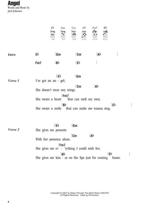 Jack Johnson - Strum & Sing - cover