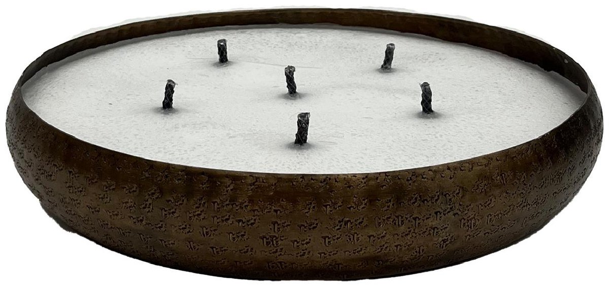 PTMD - Kaars Bunty - Bruin - 36.5x36.5x6cm