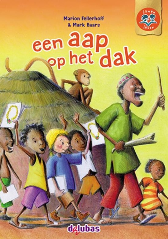 Samen lezen - een aap op het dak