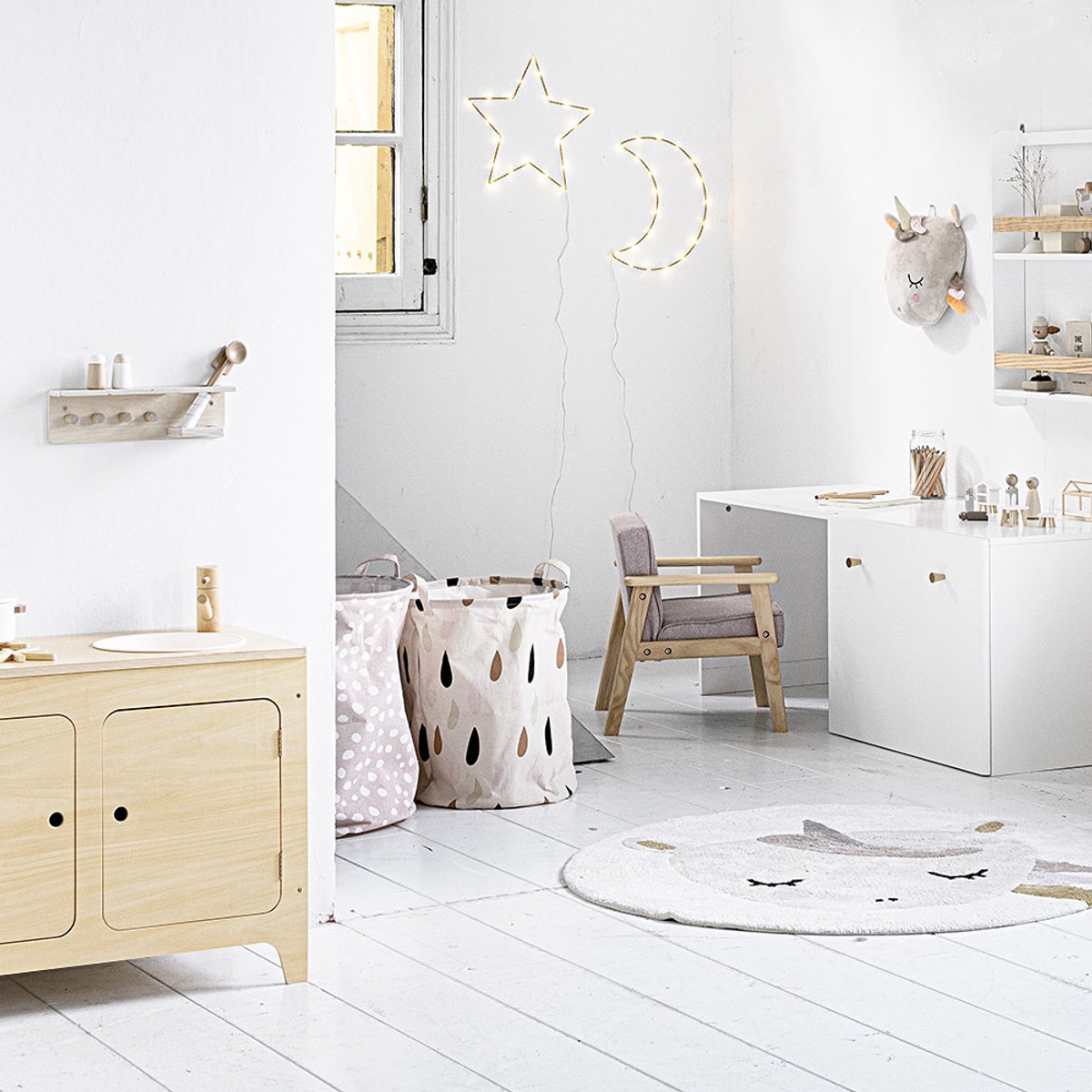 Petite Amélie Speelkeuken Parisienne - Kinderkeuken inclusief muur plank - H 52 cm — afbeelding 11