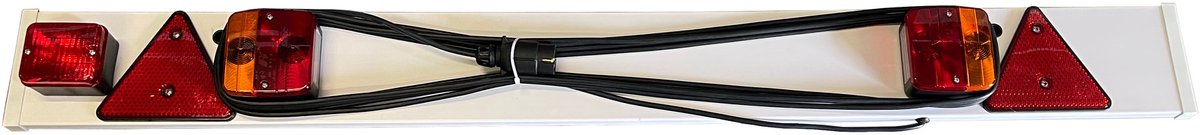 Lichtbalk wit 1370mm kabel 9 mtr met mistlamp en 7 pol. stekker
