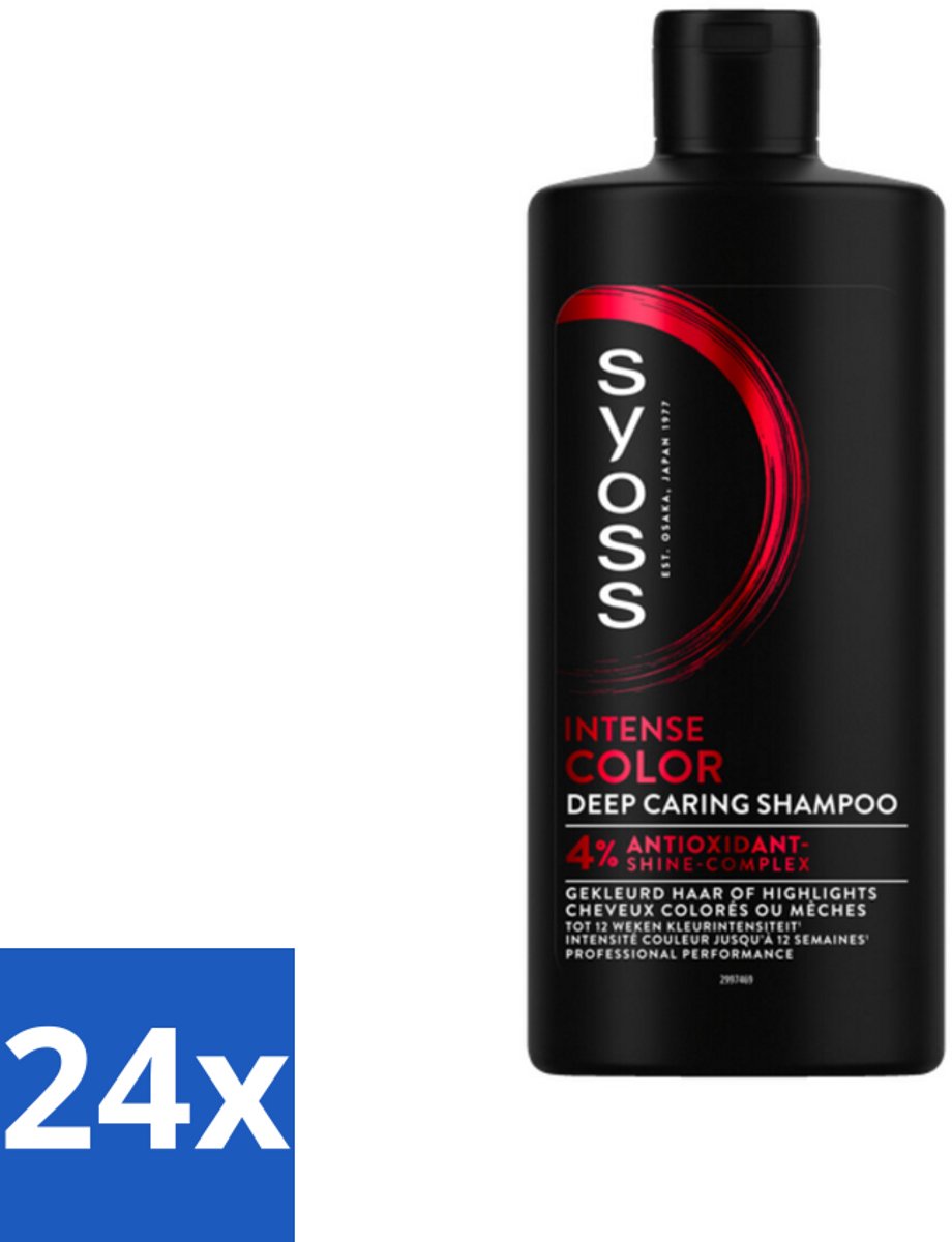 SYOSS - Color 440 ml - Shampoo - Langdurige Styling - 440ml - Voordeelverpakking - 24 stuks