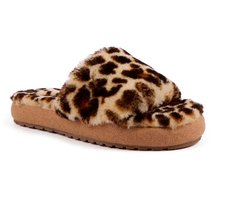 Emu Australia Mckay Leopard Pantoffels Bruin EU 40 Vrouw
