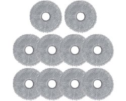 PromoHome 10 Stuks Wasbare Set Geschikt voor Dreame L10s/L10 Ultra/L10s Pro Ultra Heat /L20 Ultra/X40 Ultra/X50 Ultra/Xiaomi X10+/X20+