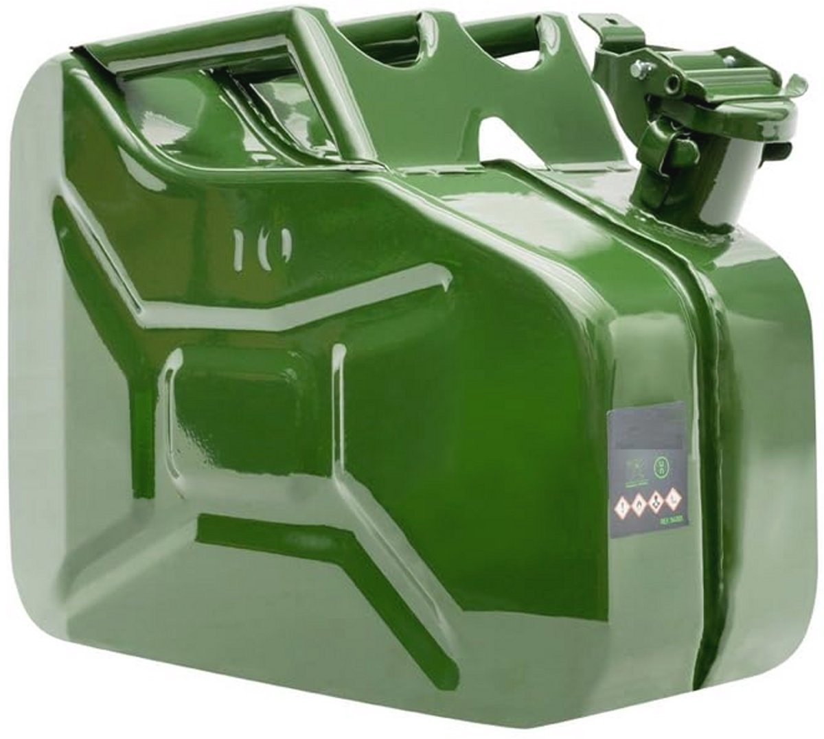 Militaire Metalen Canister 10 Liter goedgekeurd