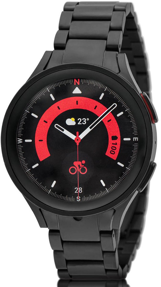 Bol.com Samsung Galaxy Watch5 Pro - Smartwatch - 46 mm - Black - Special Edition aanbieding