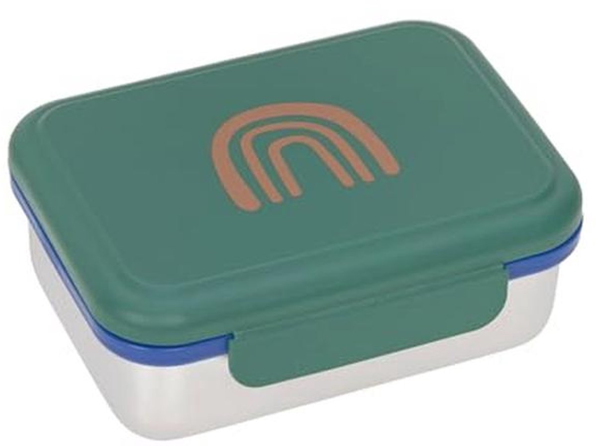 Kinderbroodtrommel Roestvrij Staal Duurzaam voor Kleuters - Lunchbox met Scheiding