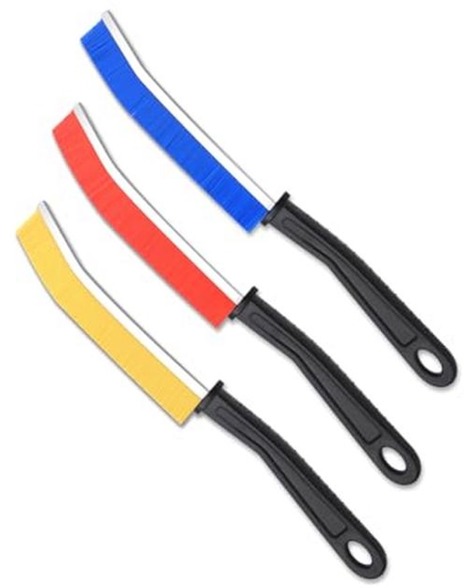 YAGE Crevice Cleaning Brush, Bathroom Tile Groove Crevice Cleaning Brush Hand Held Long Handle Cleaning Tool,Home Kitchen Groove Crevice Window Door Track Tile Groove Bristle Crevice