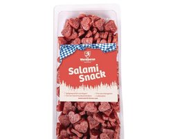 Mini Hartje Salami Snacks - 500 g Smakelijke Hartvormige Salami