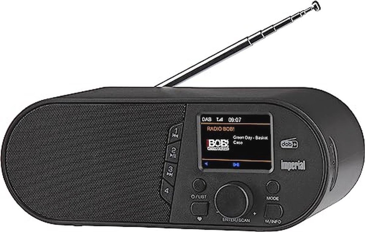 Digitale Radio met DAB+, FM, Bluetooth en Kleurendisplay