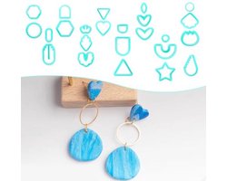 Set van 24 Boho Polymeer Klei Uitsteekvormpjes voor Sieraden en DIY Craft