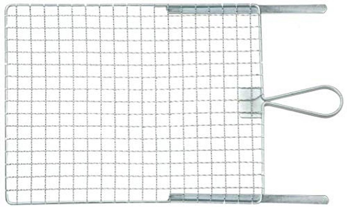 Geanodiseerde schilder grille 26 x 30 cm met buigingsstrepen