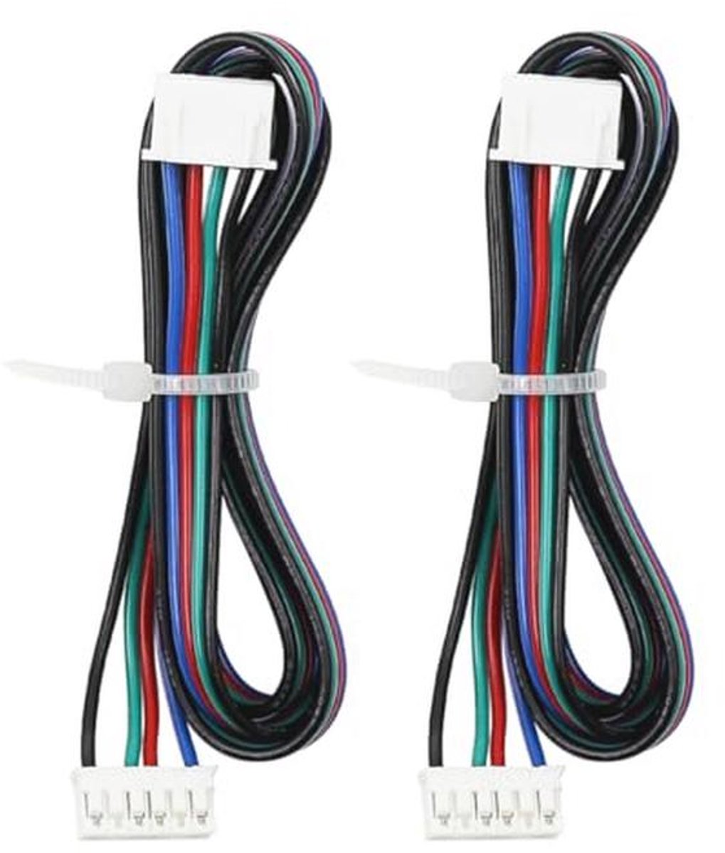 2 Stuks 500MM Stappenmotorkabel 4-pins naar 6-pins XH2.54 voor 3D-printer