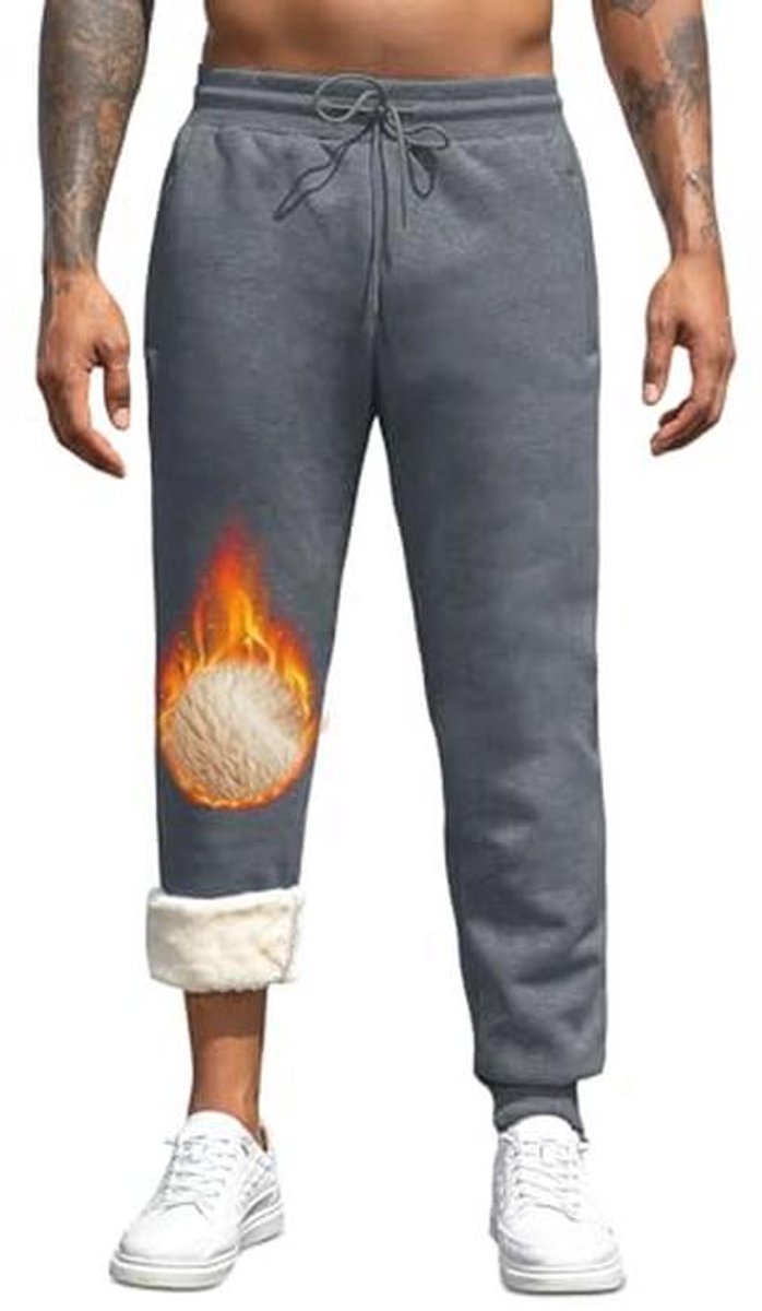 Trainingsbroek voor heren - fleece, comfort, sportbroek, jogger, warm