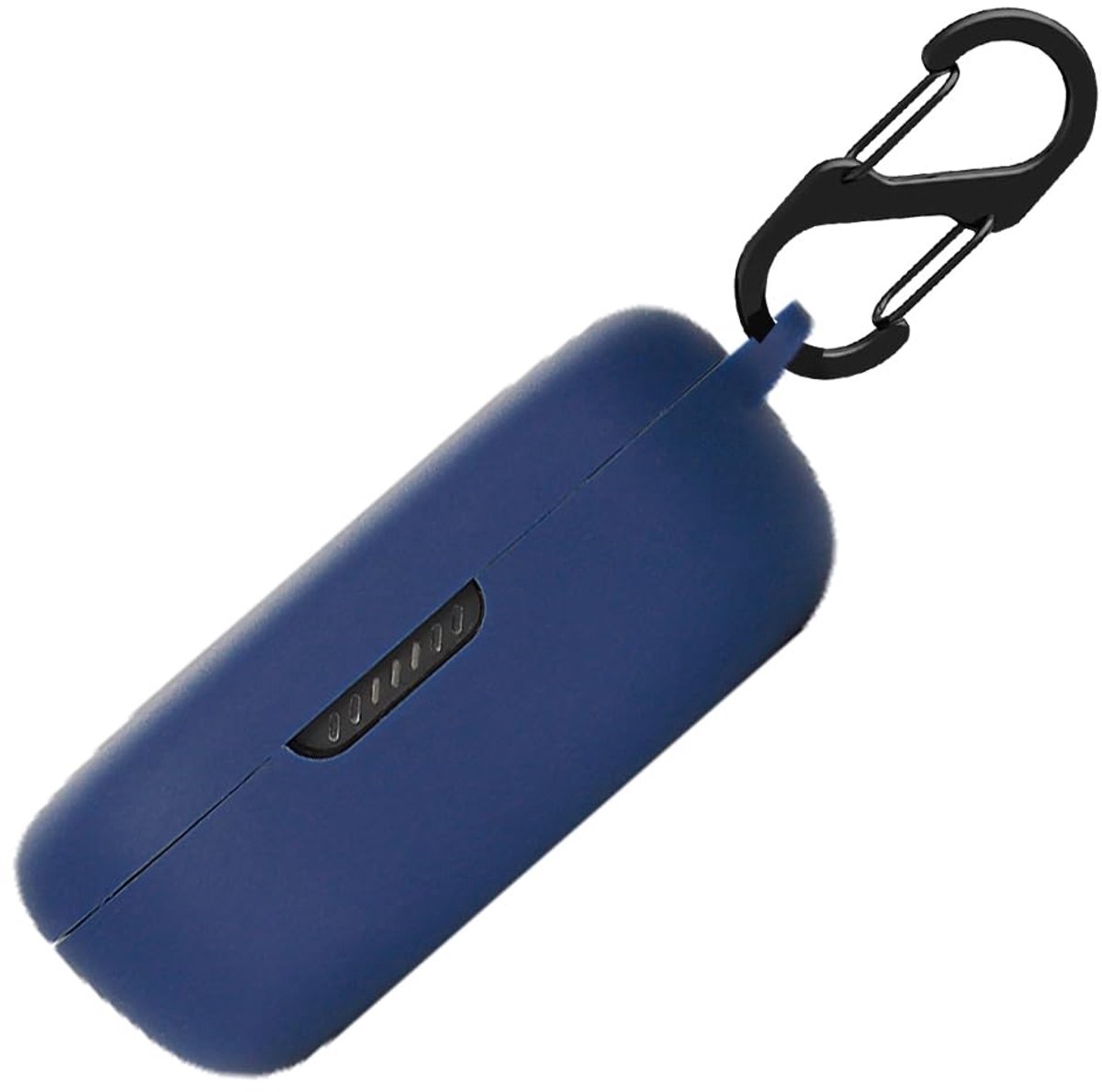 Silicone Case for JBL Quantum TWS Case, Shockproof Protective Case and Skin Protective Case for JBL Quantum TWS with Keychain (Dark Blue)