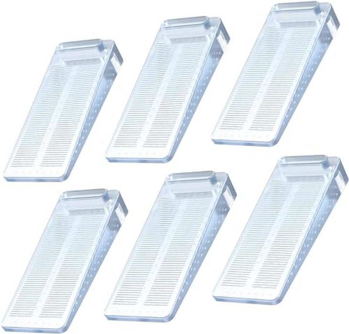 Antislip Deurstopper Set van 6 - Vloerbescherming voor Harde Vloeren, Verstelbaar en Niet-Giftig