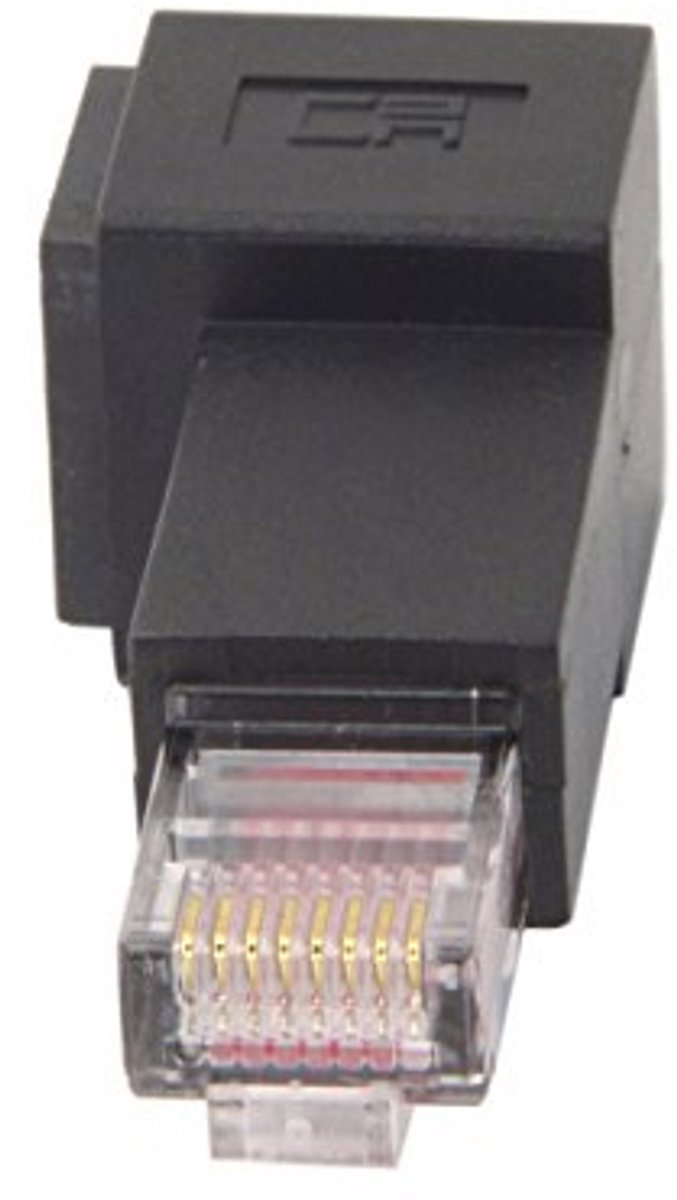 90 Graden 8P8C Ethernet Netwerk Extension Adapter