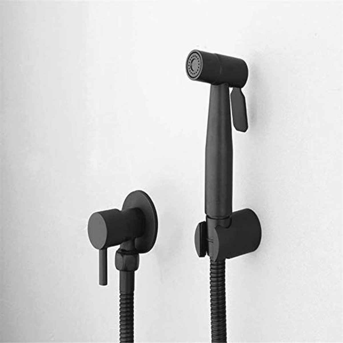 Zwarte Handdouche voor Bidet en Badkamer - Hygiënische Douchekop met Waterbesparende Techn