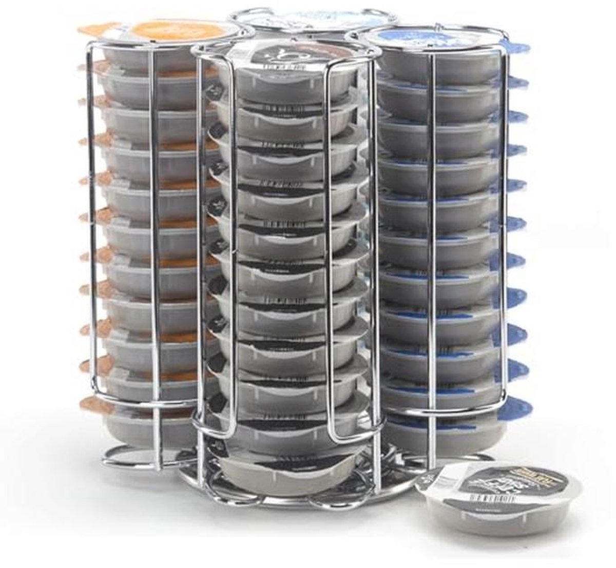 Koffiecapsulehouder voor Tassimo - Opbergrek voor 44 capsules - 360° draaibaar en antislip