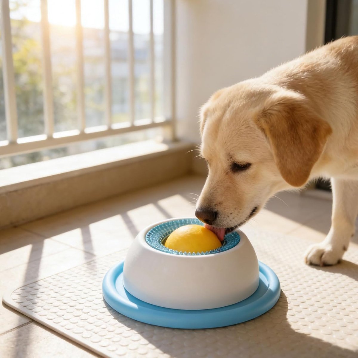 Hondenspeeltje Lick Bowl voor honden, PP voer pad met