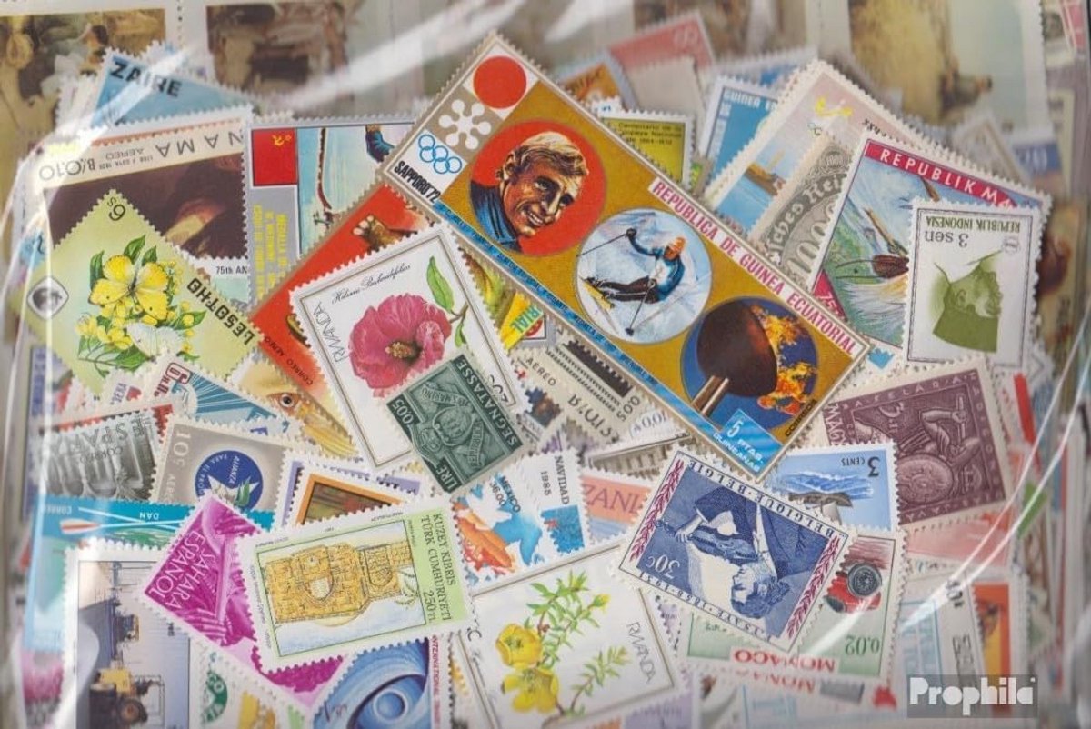 1000 Verschillende Postzegels Ongebruikt MNH
