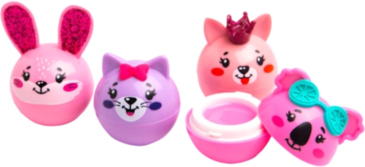 Martinelia Whimsy Animals - Kinderen Lippenbalsem - Voedend, Fruitig, 4 g