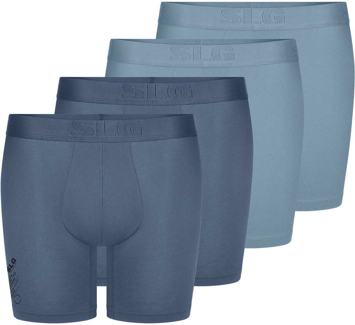 sloggi Heren lang short / pant 4 pack SLG Base Soft