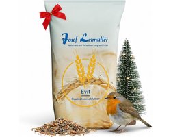 Vogelvoer voor Wilde Vogels 25 kg - Hoog Energie Wildvogelvoer met Zonnebloempitten en Meelwormen