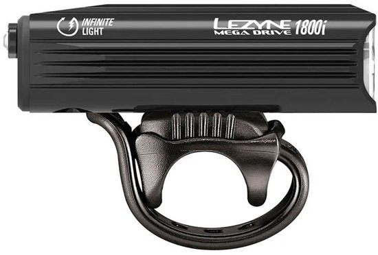 Lezyne Mega Drive 1800i - Fietsverlichting Voorlicht - Micro-USB Oplaadbare fietslamp - LED Voorlamp Fiets - Auto Day/Night Sensor - Smart Connect Technology - 1800 Lumen - Waterdicht - Zwart — afbeelding 2