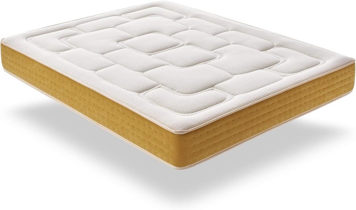 Pocketveringmatras Élite Gold 30 cm - Visco Blue Gel + Supersoft - Gemiddelde tot Hoge Har
