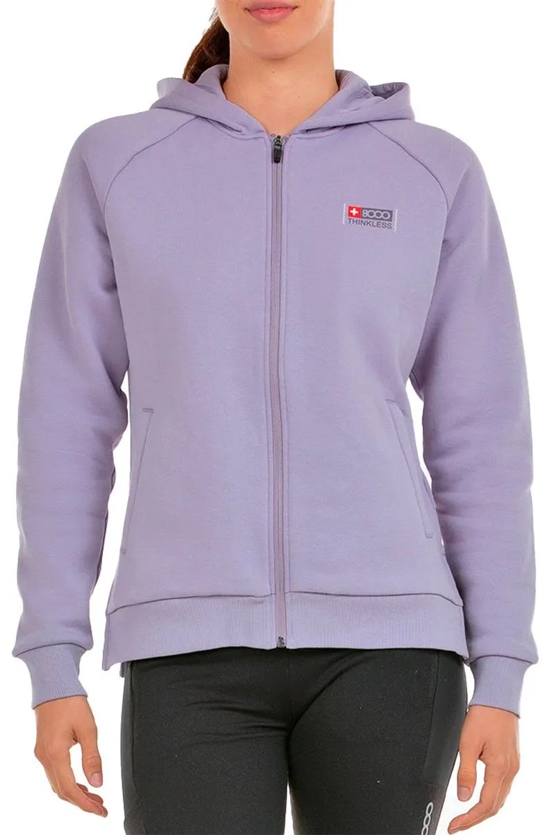 +8000 Baiyan Sweatshirt Met Rits Paars M Vrouw