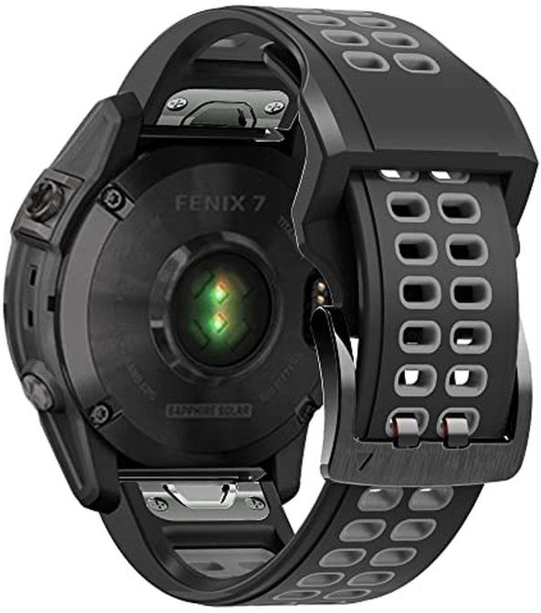 Compatibel met Descent G1 Horlogeband Siliconen 22 mm Quick Fit Sport Polsband