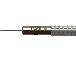 KD89 Horotec MSA01.020 - Klokmakersschroevendraaier van eloxe-aluminium, ergonomische pompkop en verwisselbare boor van roestvrij staal (0,60 mm)