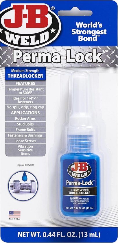Perma Lock Roulette Perma-Lock Schroefdraadborgsysteem - Blauw - Medium Sterkte Voor ...