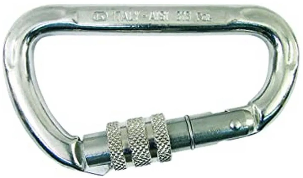 Kong Italy Roestvrij Staal D-vormige Schroefhaak 100 Mm Veelkleurig