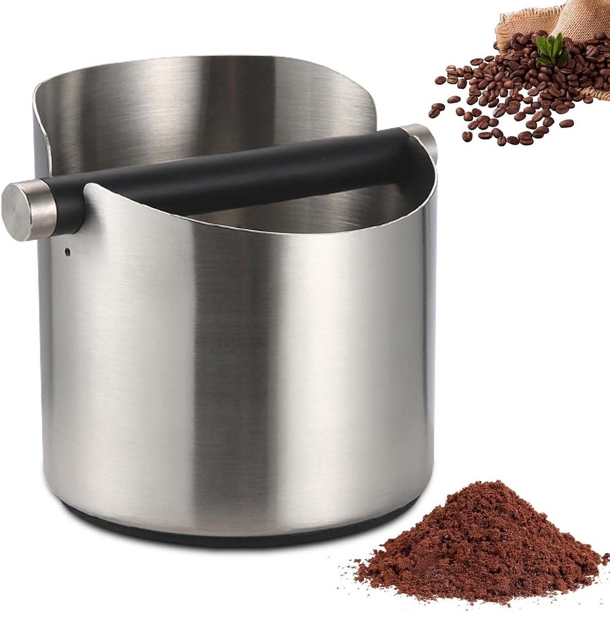 Afklophouder voor koffiezetapparaat - 600 ml - roestvrij staal