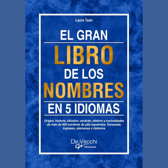 El gran libro de los nombres en 5 idiomas - cover