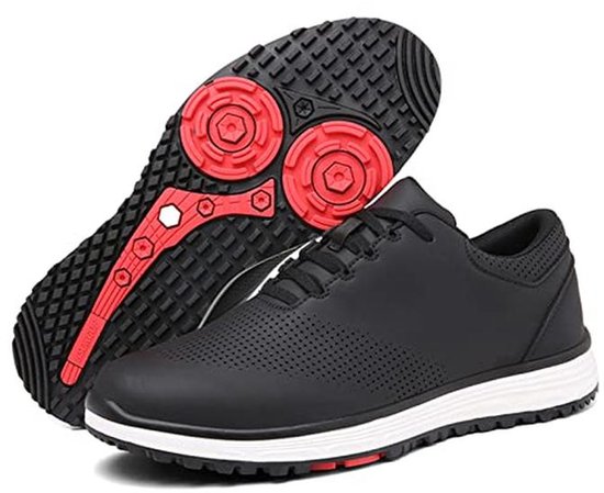Waterdichte Golfschoenen Voor Mannen - Extra Brede Fit Casual Sneakers — afbeelding 4