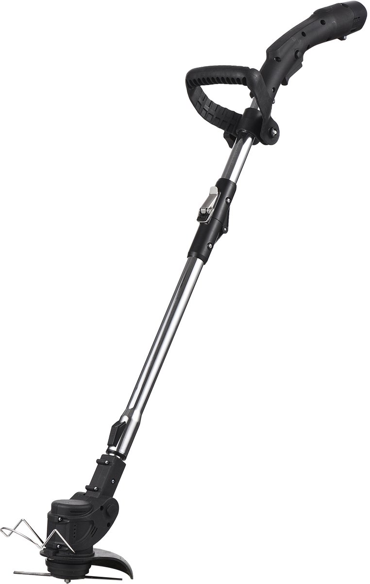 Accu Grastrimmer - Bosmaaier Grastrimmer - Elektrische Grasmaaier - 300W Rood Handgrasmaaier - Borstelloze Draadloze Grasmaaier - Lengte Verstelbaar - Multifunctionele Snijkop - met 2 Accu's - Tuingereedschap voor Gazon - Draagbare Kantenmaaier