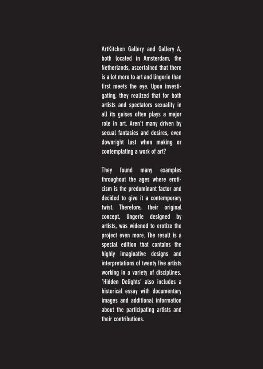 Hidden Delights - back cover