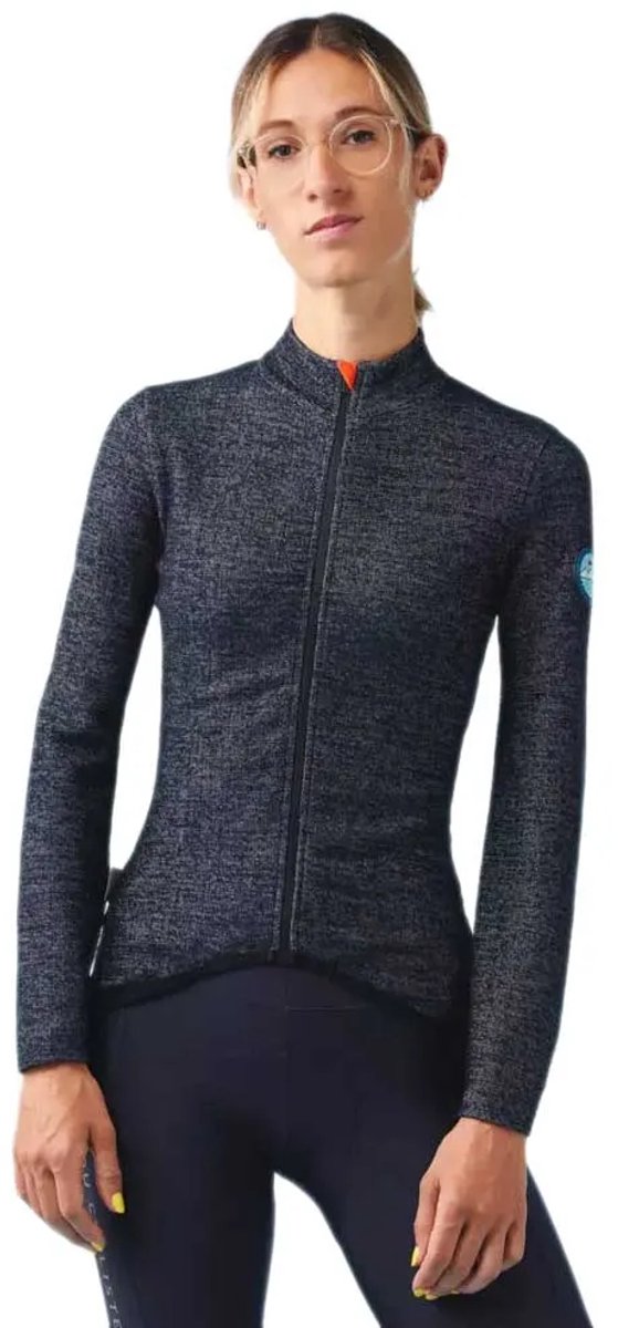 CafÉ Du Cycliste Marguerite Trui Met Lange Mouwen Blauw L Vrouw