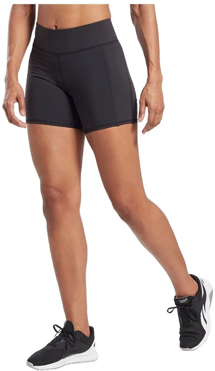 Reebok Lux Booty Korte Broek Regular Vrouw Zwart