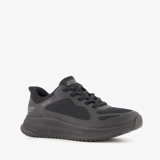 Skechers Slip-ins : Baskets BOBS Squad 4 noires pour femme - Pointure 38 - Confort Extra - Mousse à mémoire de forme